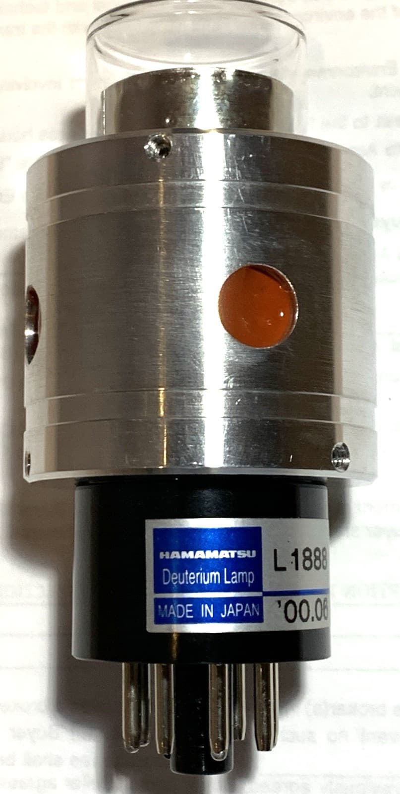 HAMAMATSU DEUTERIUM LAMP 03-915715-90 2