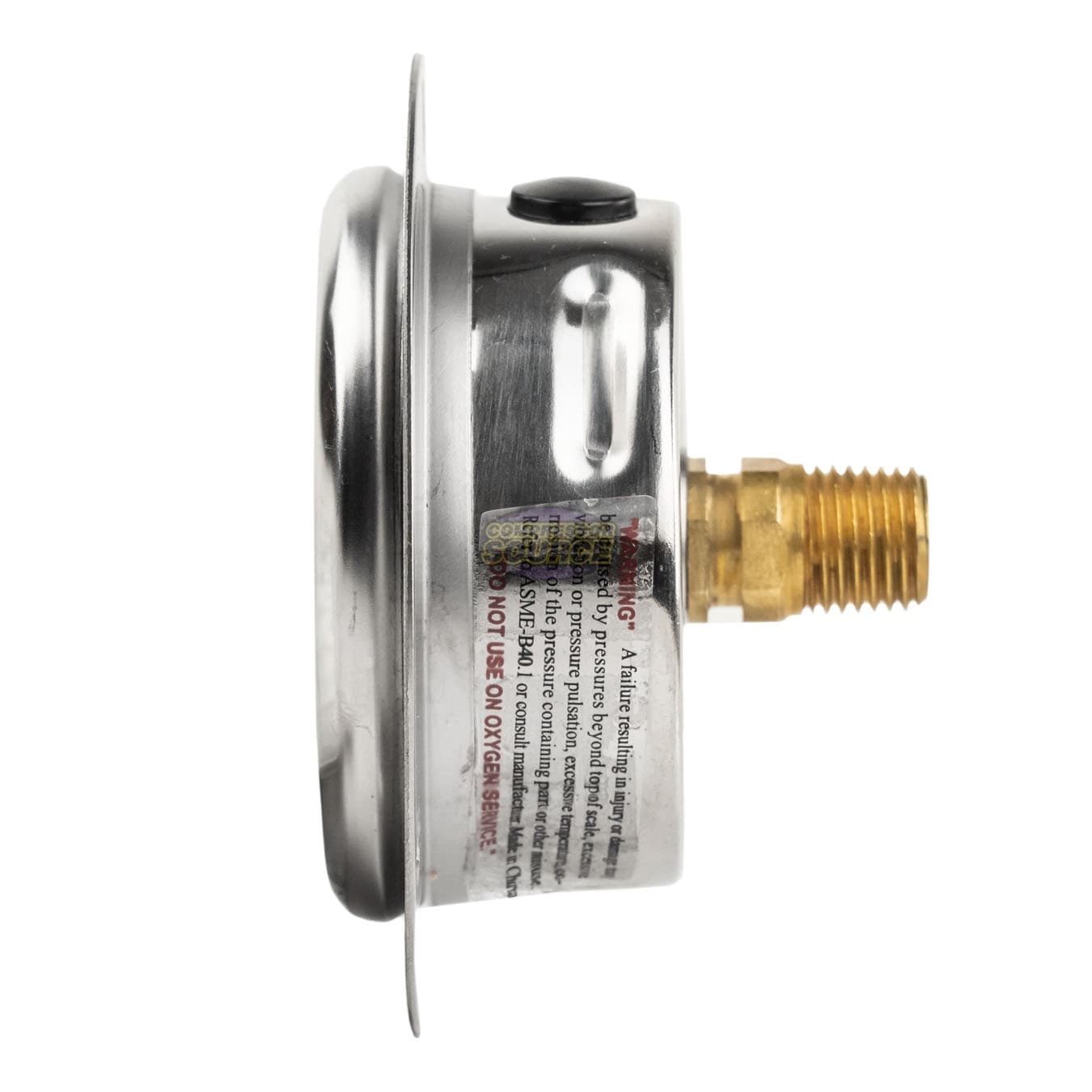 2.5" Liquid Filled Pressure Gauge 0-200 PSI 1/4" NPT CBM Panel Flush Mount 5