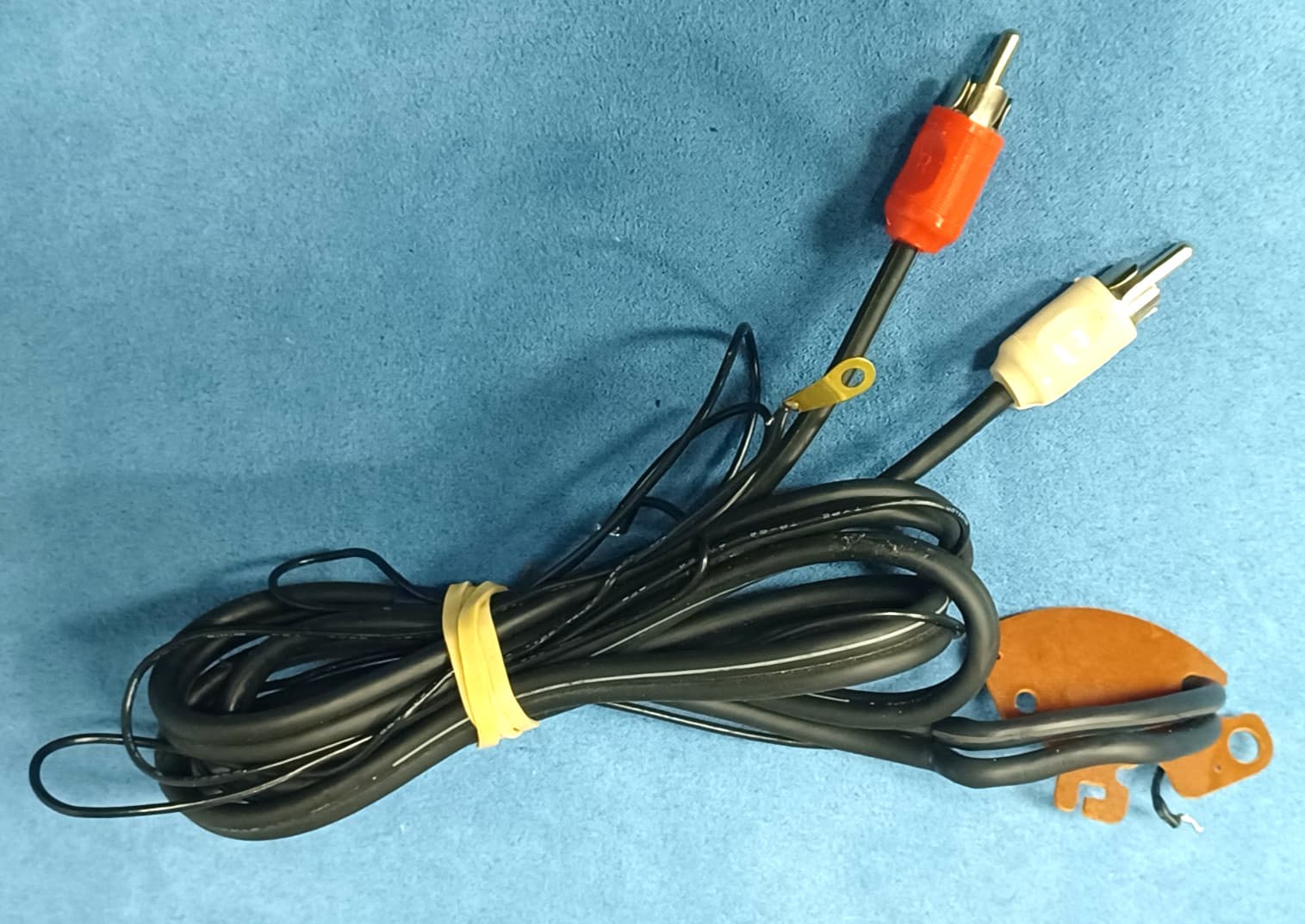 AUTHENTIC OEM Technics SL-1200 1210 RCA Audio Cable w/ Ground Wire + PCB, TESTED 3