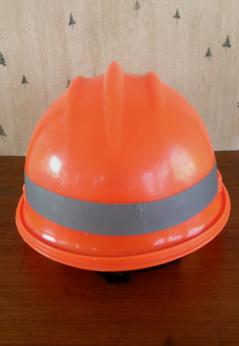 BNSF Railway Orange Hard Hat Plastic Bullard 6 1/2-8 302RT Type 1 Class E,G & C 3