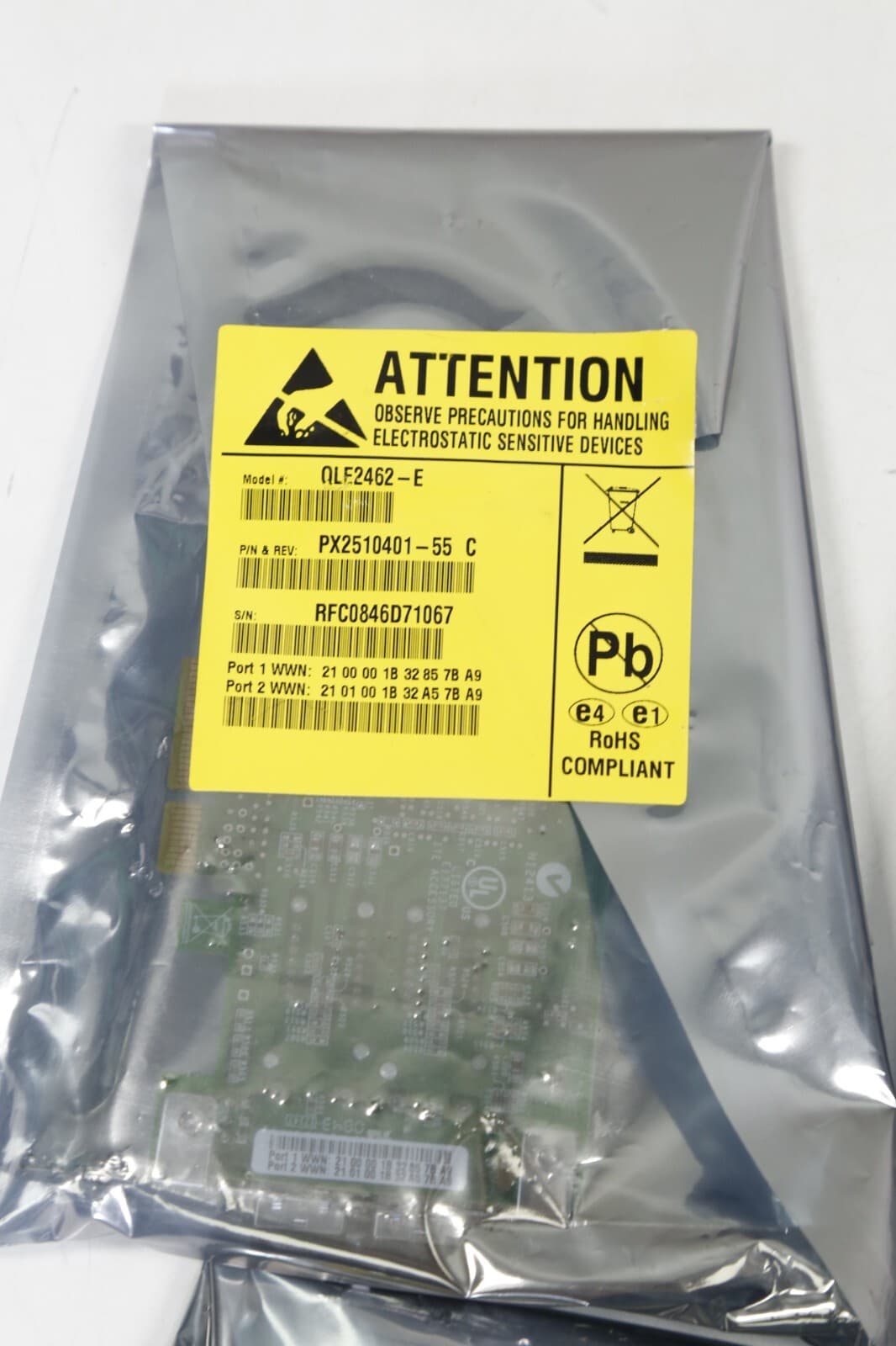 4x SUN QLA2462 FC2410401-30 4GB FC PCI-X 2.0 DUAL PORT ADAPTERS - New Sealed 3