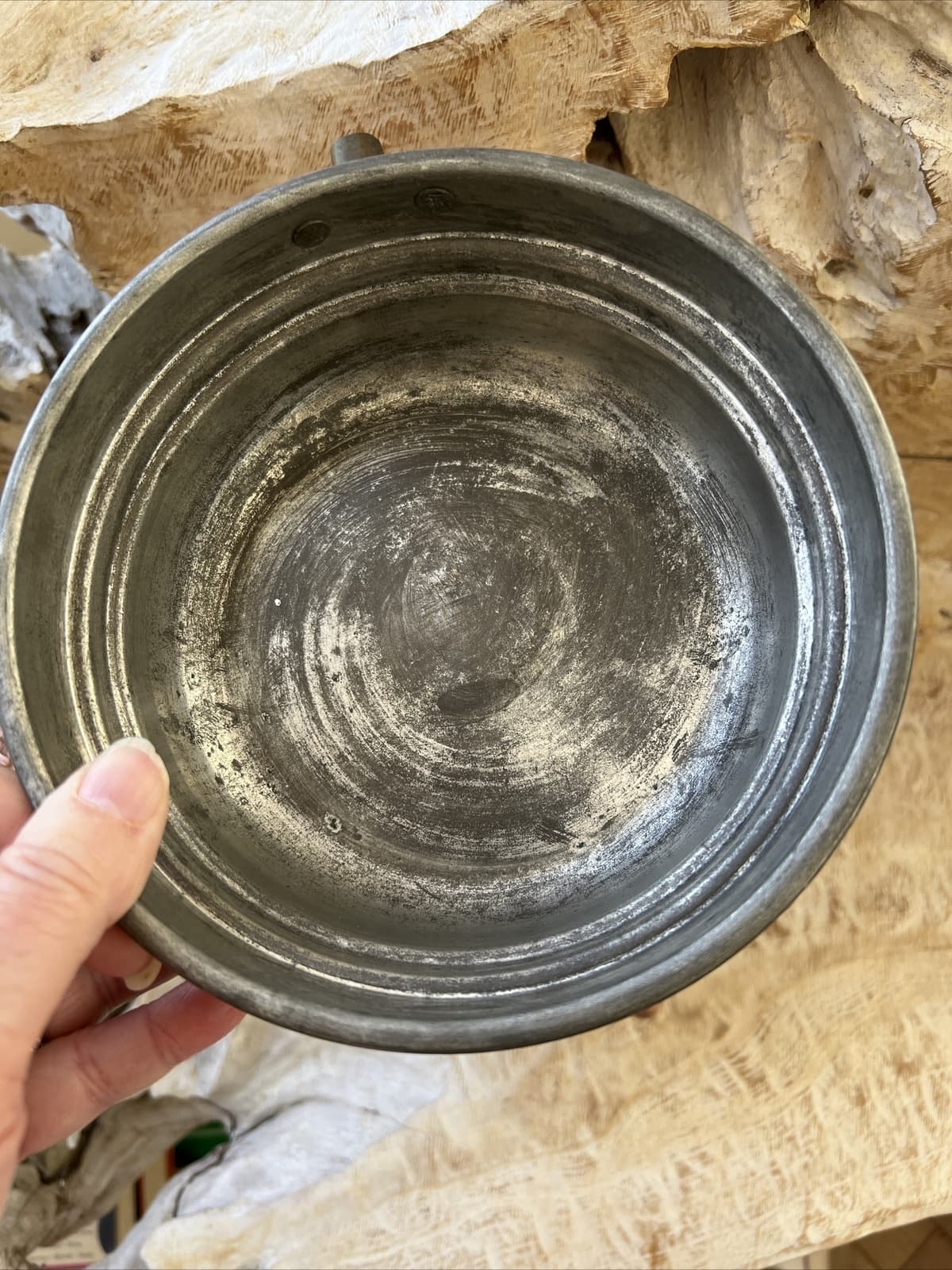 Nader Factory Tehran Iran Food Warmer Embossed Copper Tin Lined Not Complete 5