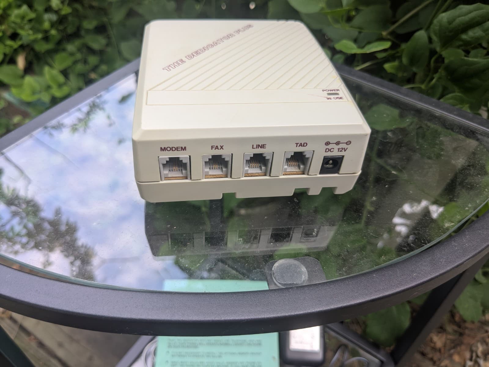 The Dedicator Plus Model DLE-300 TT Systems Automatic Fax Switch 3