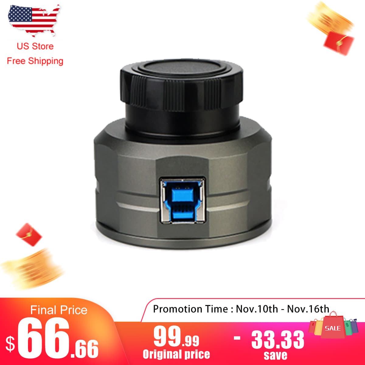 SVBONY SV205 Astronomical Camera 1.25” 7.05MP CMOS Color eyepiece USB3.0