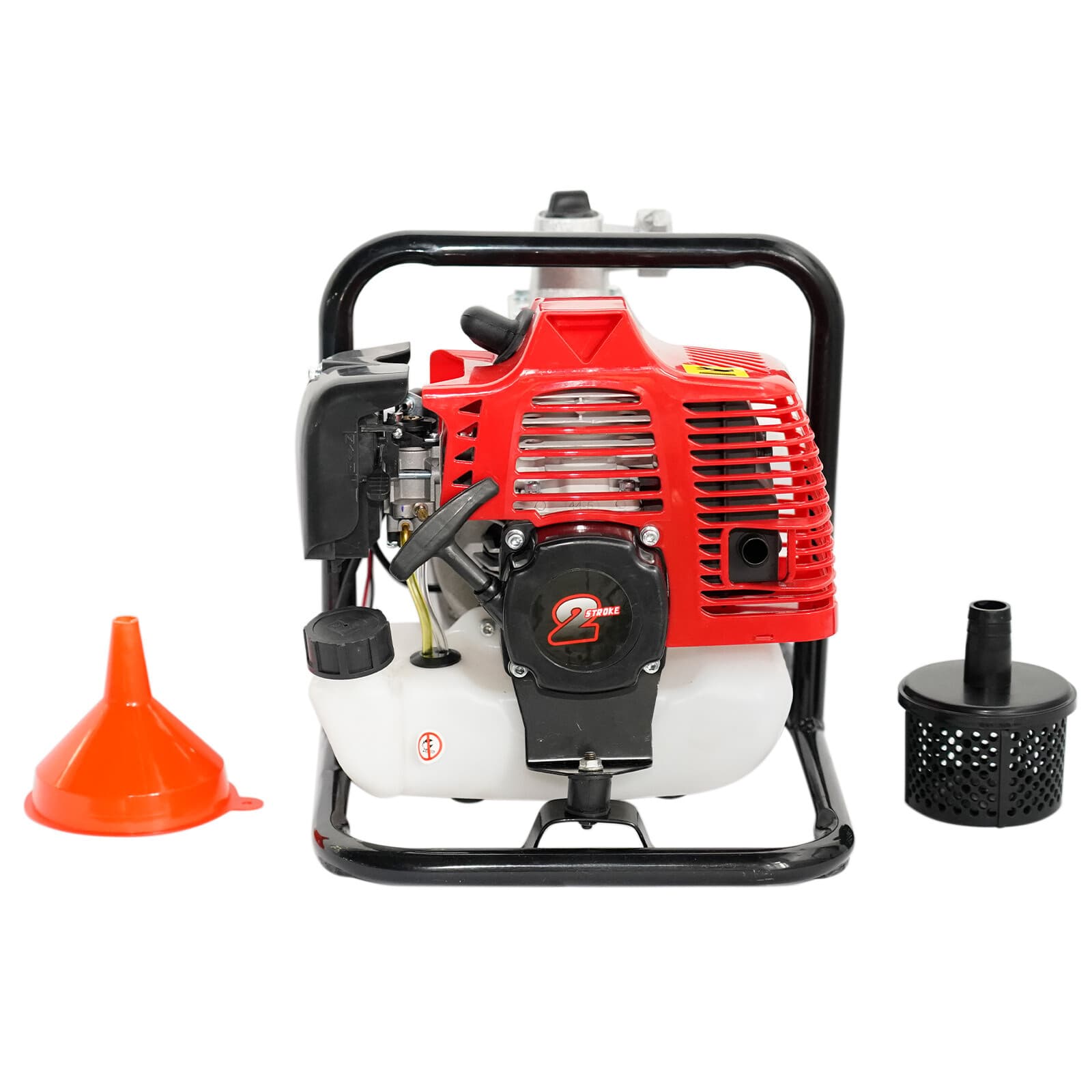 Gas Powered Water Pump,Water Transfer Pump, 1" 2-Stroke 2HP Petrol Engine 4