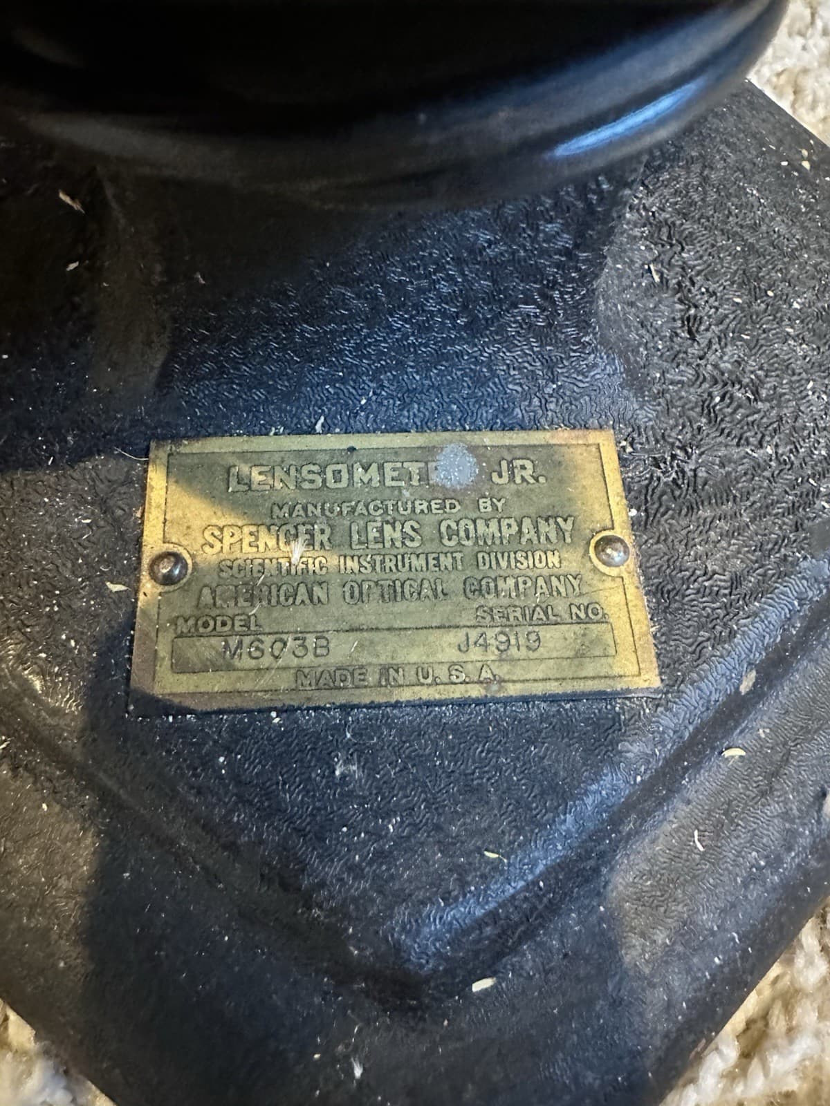 Vintage American Optical Lensmeter/Lensometer Model M603B Optometry - Optical #1 2