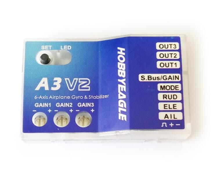 Hobbyeagle 6 Axis Gyro A3 V2 Airplane Flight Controller Stabilizer for RC plane 5