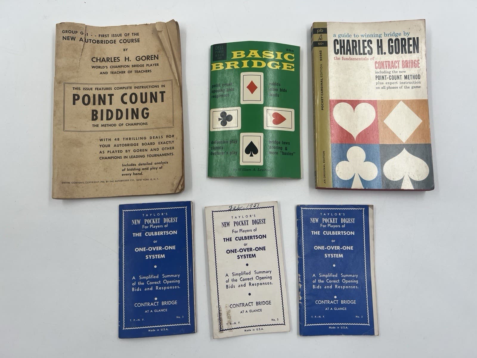 Bridge Lot of 20+ VTG BRIDGE Game Books Playing Cards Congress Charles Goren 2