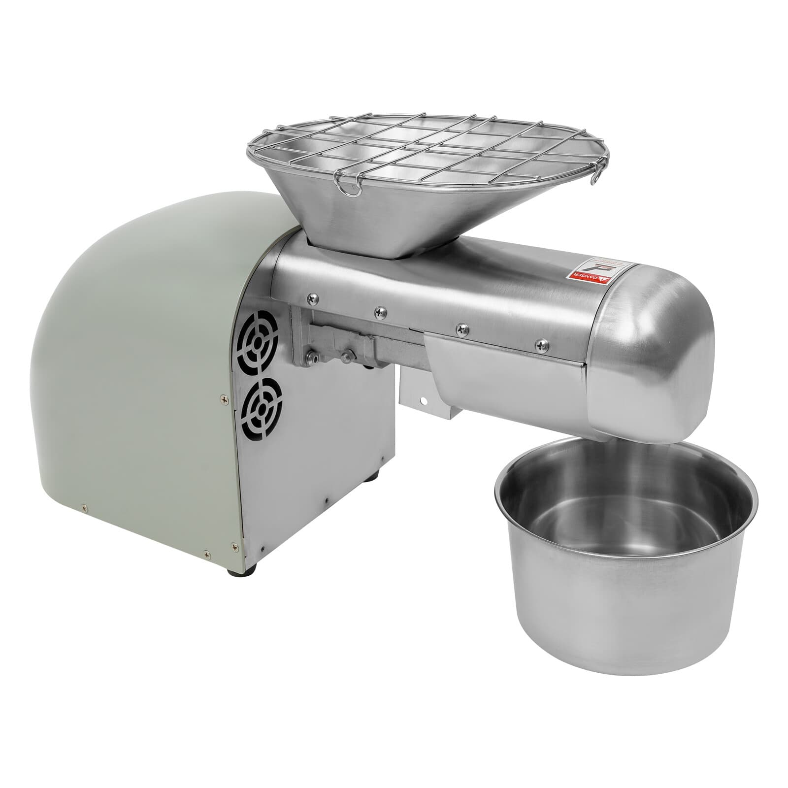 Oil Press Machine Nut Seeds Oil Extractor Cold & Hot Press Machine 1250W 50-300℃ 3