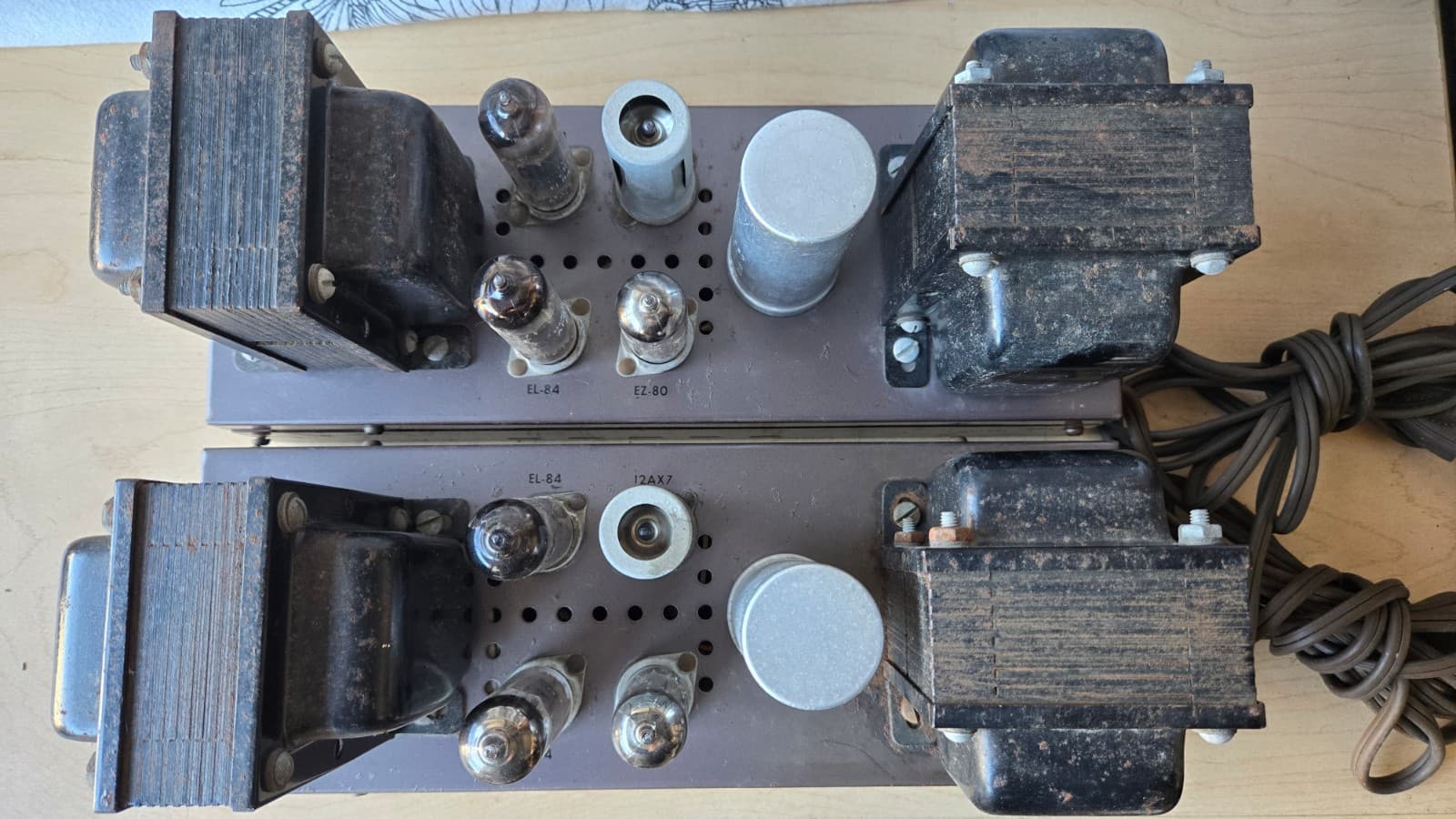 Pair (2) Fisher 20-A Mono Monoblock Tube Amplifier AS-IS Parts OR Repair 2