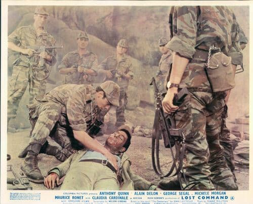 LOST COMMAND ORIGINAL BRITISH LOBBY CARD GEORGE SEGAL ALAIN DELON