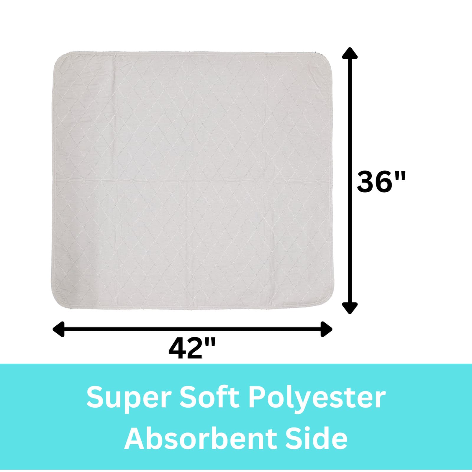 Bed Pad Washable Incontinence Reusable Underpad-Heavy Duty Absorbent Waterproof 4