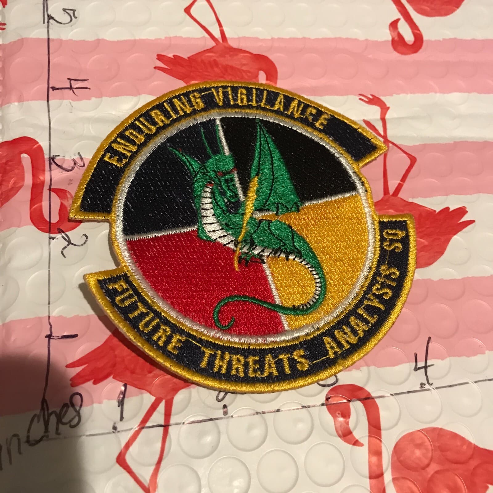 USAF Future Threats Analysis SQUADRON Patch 10/31/23