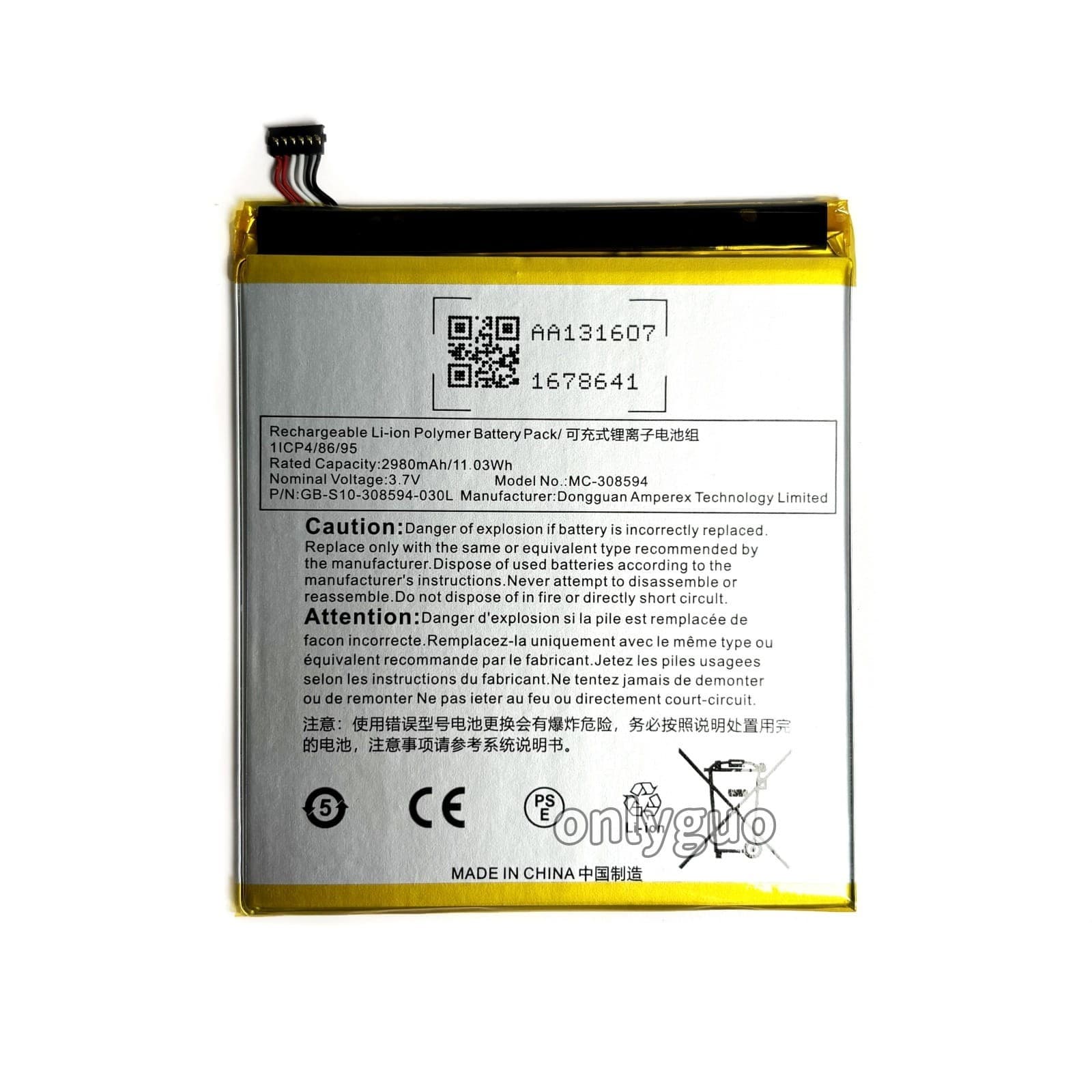 New MC-308594 Battery For Amazon Kindle Fire 7" 5th Gen Generation SV98LN 3.7V