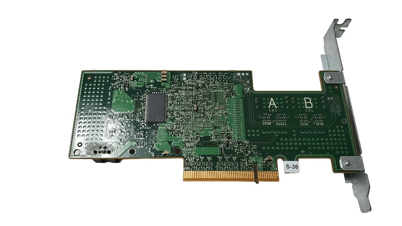Dell 47MCV PERC H200 8-Port 6Gb PCIe SAS SATA Raid Controller 65F44 Full Height 2