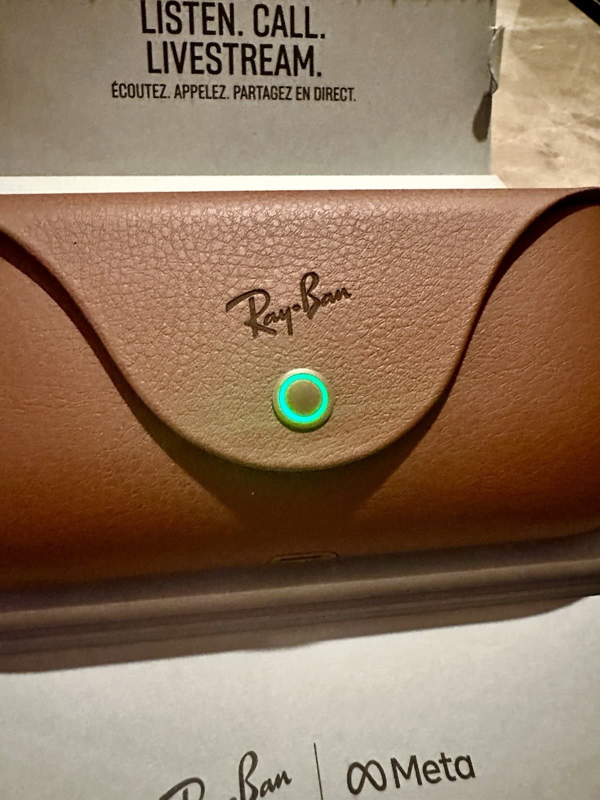 Ray Ban Wayfarer Meta Glasses - Film and Livestream