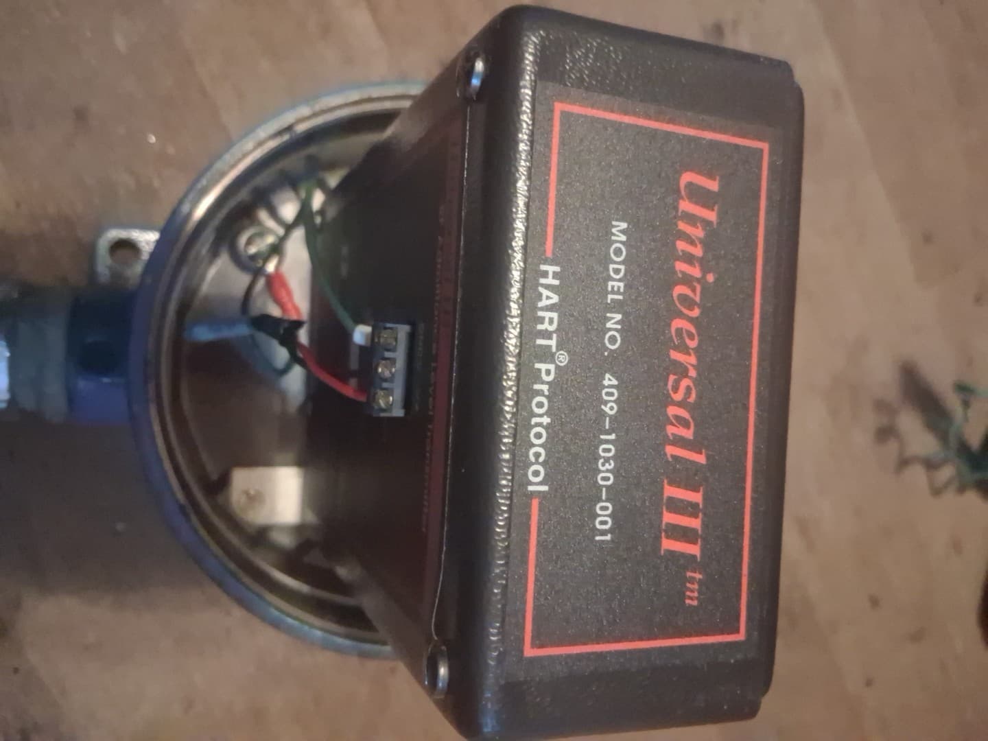 This is a Drexelbrook transmitter sensor. 3