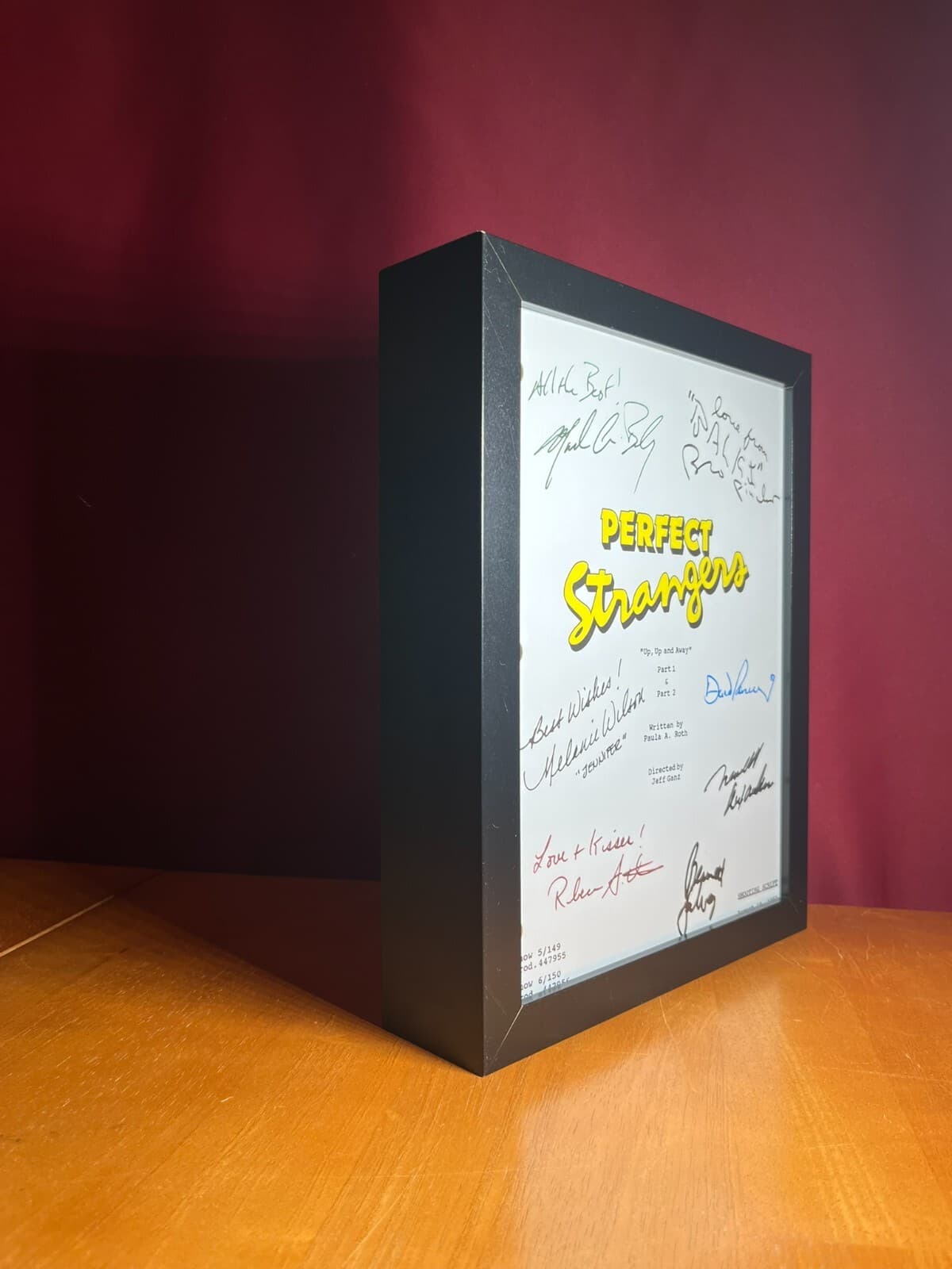 Perfect Strangers Series Finale Script Signed- Autograph Reprints- Larry & Balki 3