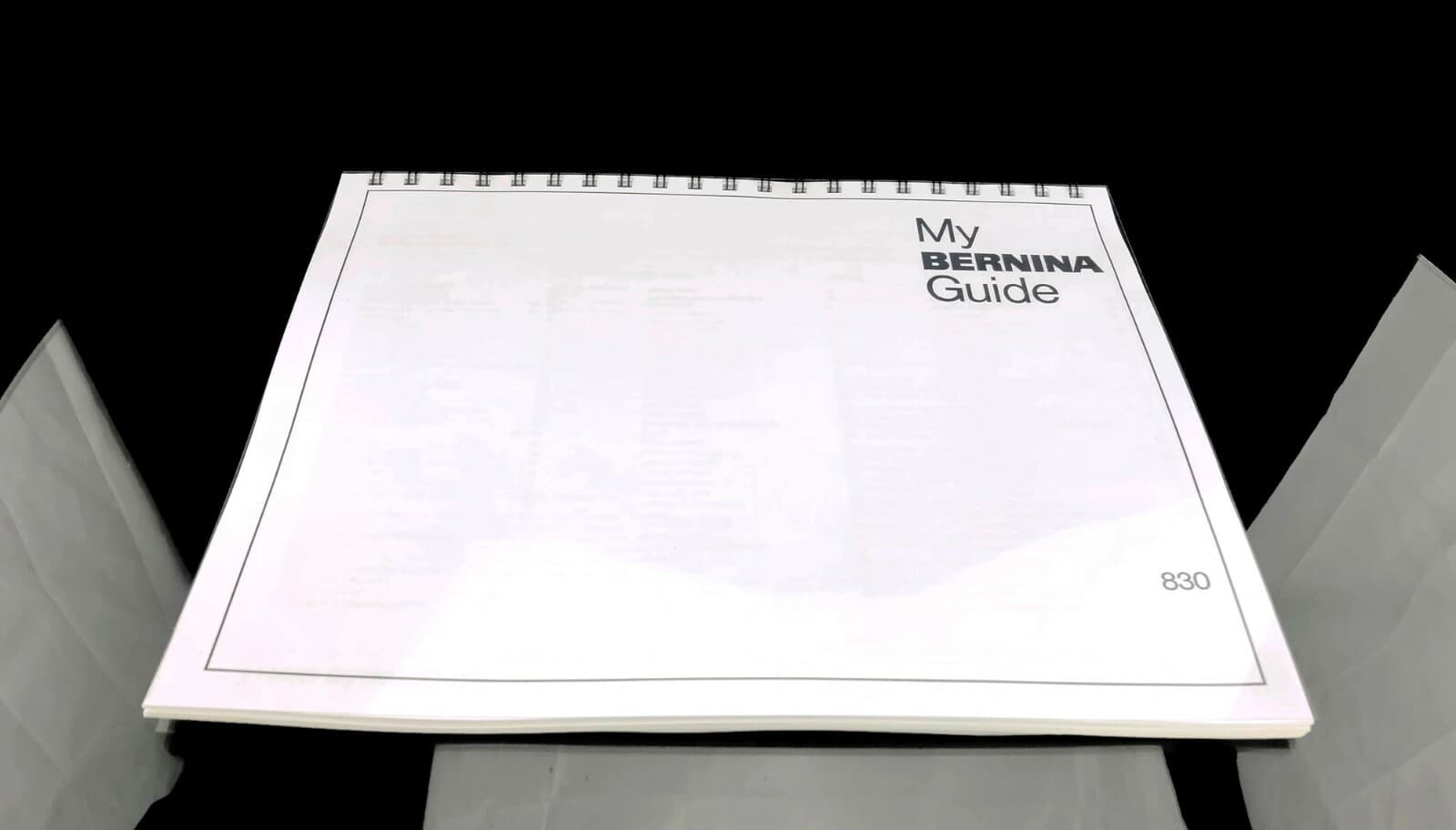 Bernina 830 Record 831 Sewing Machine Instructions Manual User Guide COPY 3