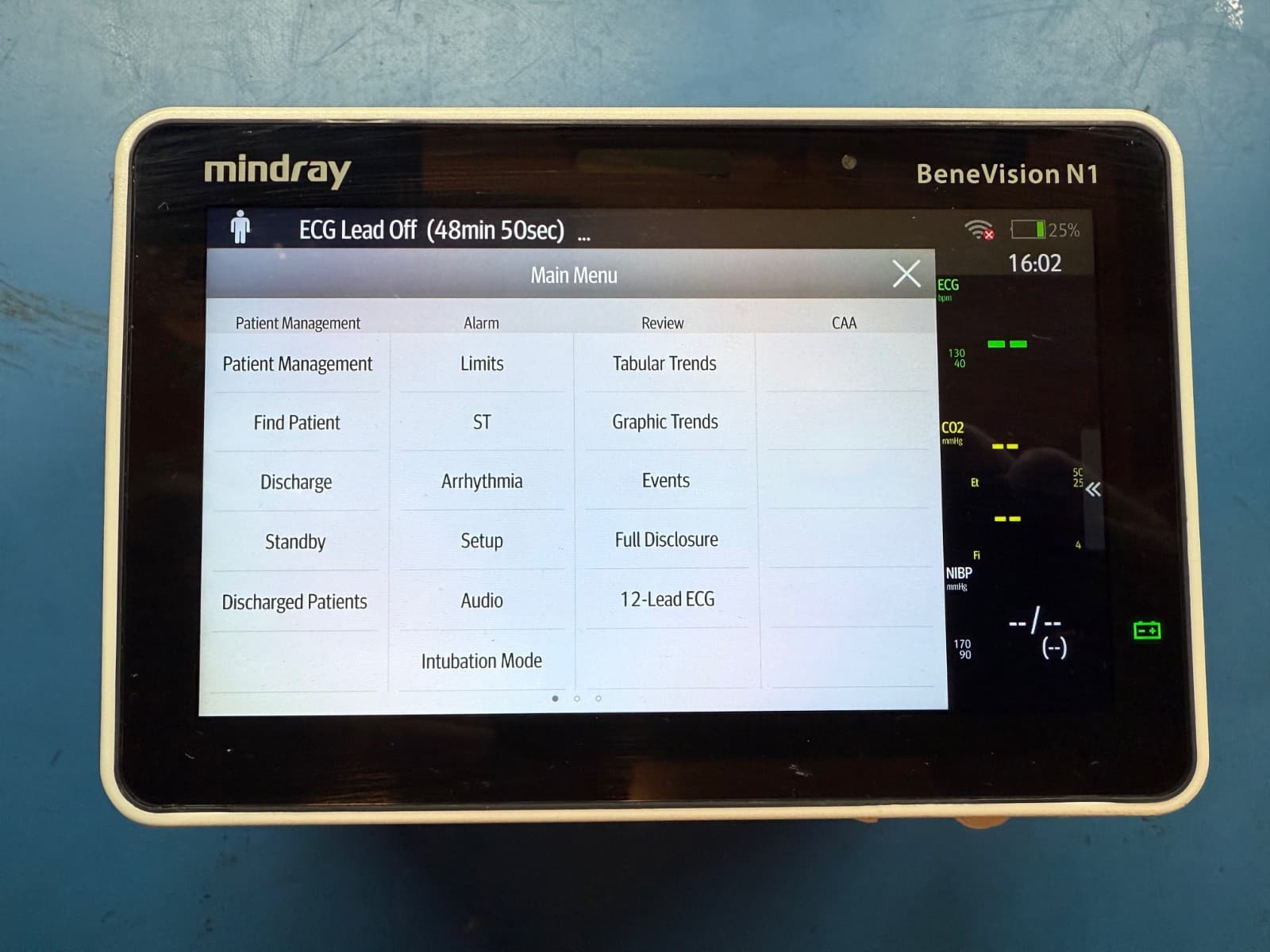 Mindray BeneVision N1 Transport Monitor - Nellcor SpO2 with built in CO2 4