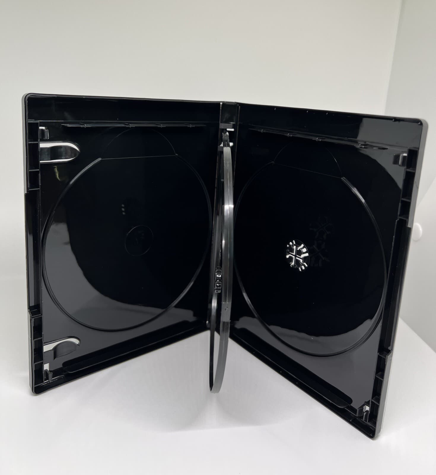 5 PCS NEW 15mm 4K ULTRA HD BLACK 3-DISC CASE, BOOKLET CLIPS, PS3-15MM  UHD 2