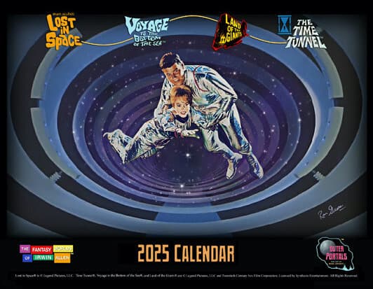 Lost In Space - The Fantasy Worlds of Irwin Allen - 2025 Calendar Time Tunnel