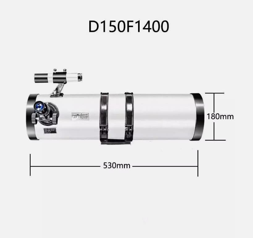 6 inch 150 mm 1400 Reflector Newtonian astronomical telescope EQ3  US 6