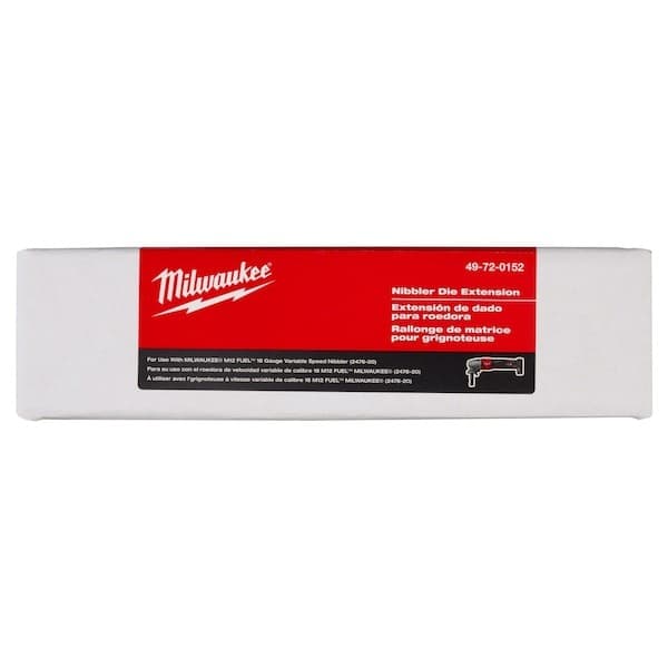 Milwaukee Tool 49-72-0152 Die Holder Extension For M12 Fuel 16 Gauge Nibbler 6