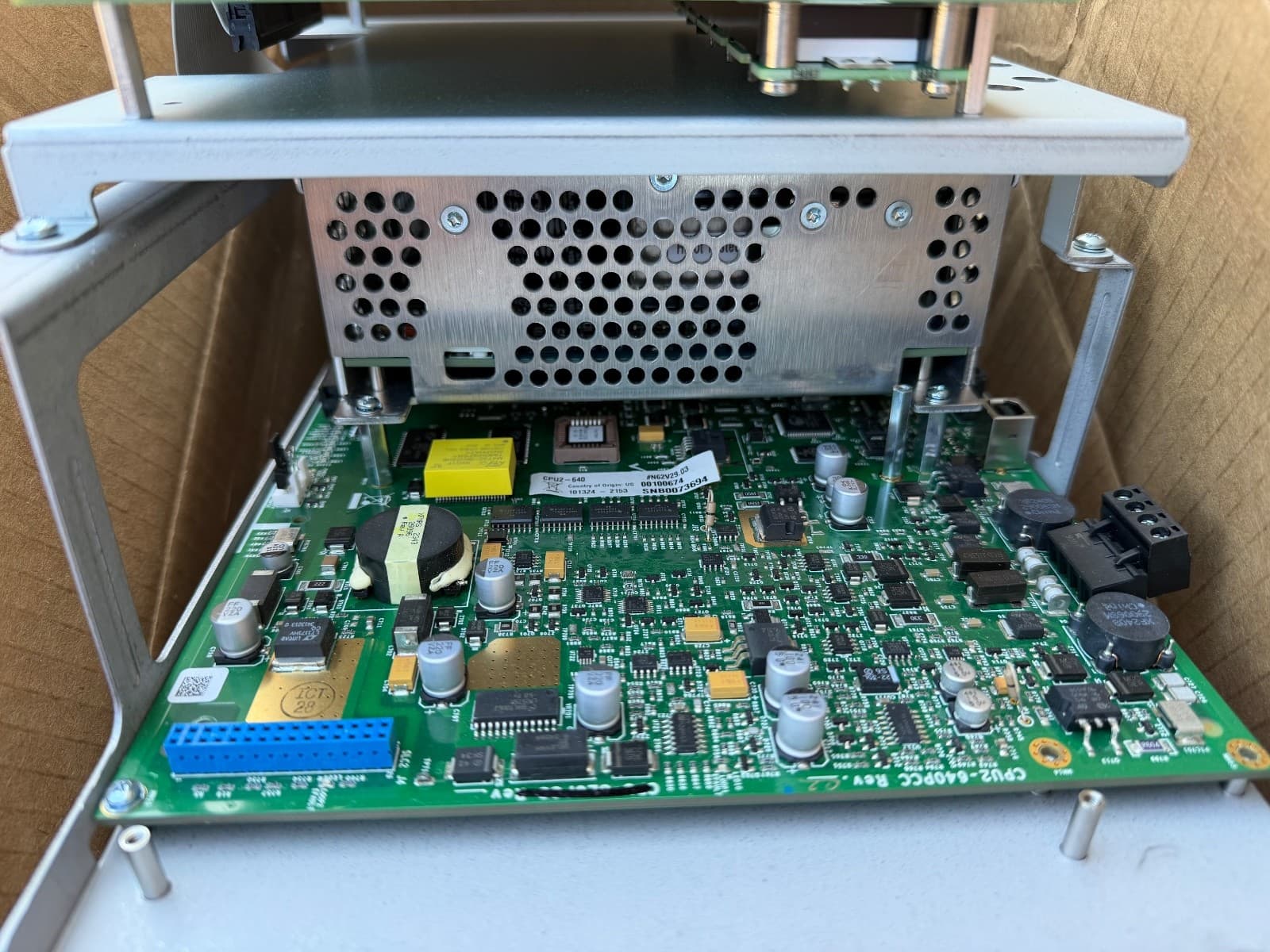 NOTIFIER CPU2-640 Fire Alarm Control Panel Board (NEW) 3