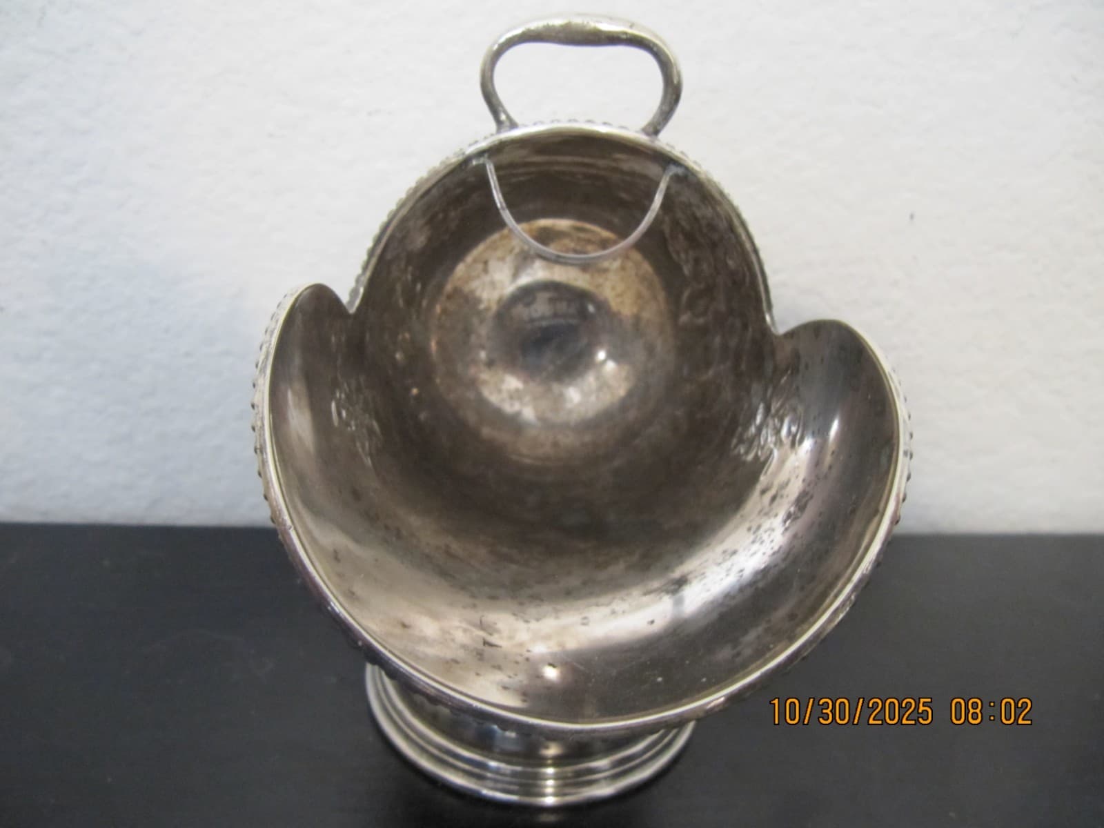 Vintage Silver Plate Sugar Scuttle With Spoon Scoop 2