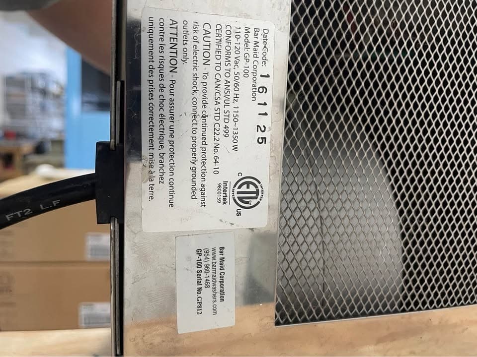 Barmaid glassware polisher and dryer 5 brushed 2