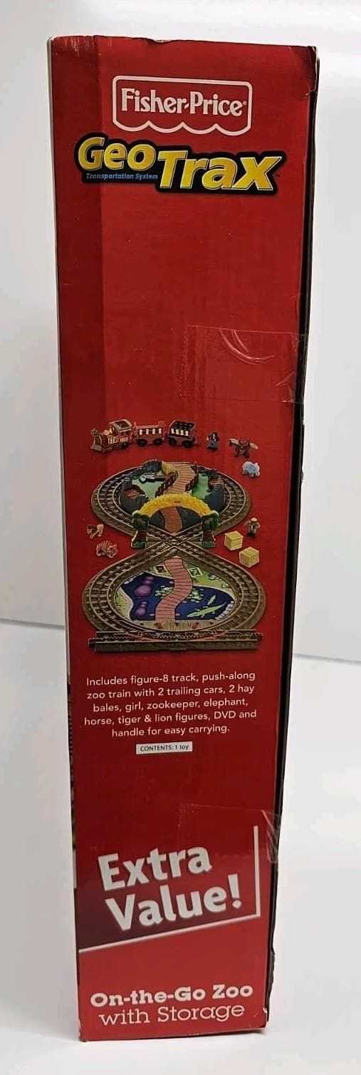 Fisher Price Geo Trax On The Go Zoo With Storage 4