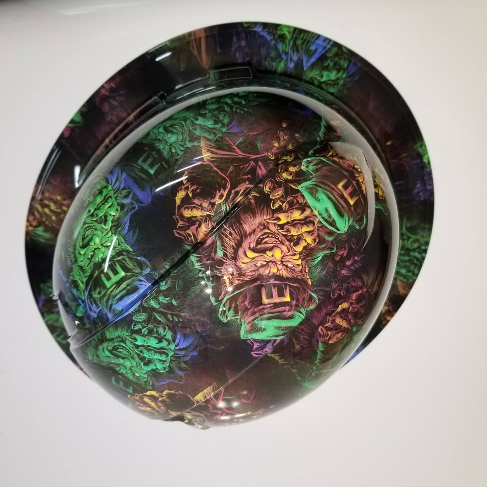 FULL BRIM Hard Hat custom hydro dipped , NEW LEPERCHAUN   NEW 4