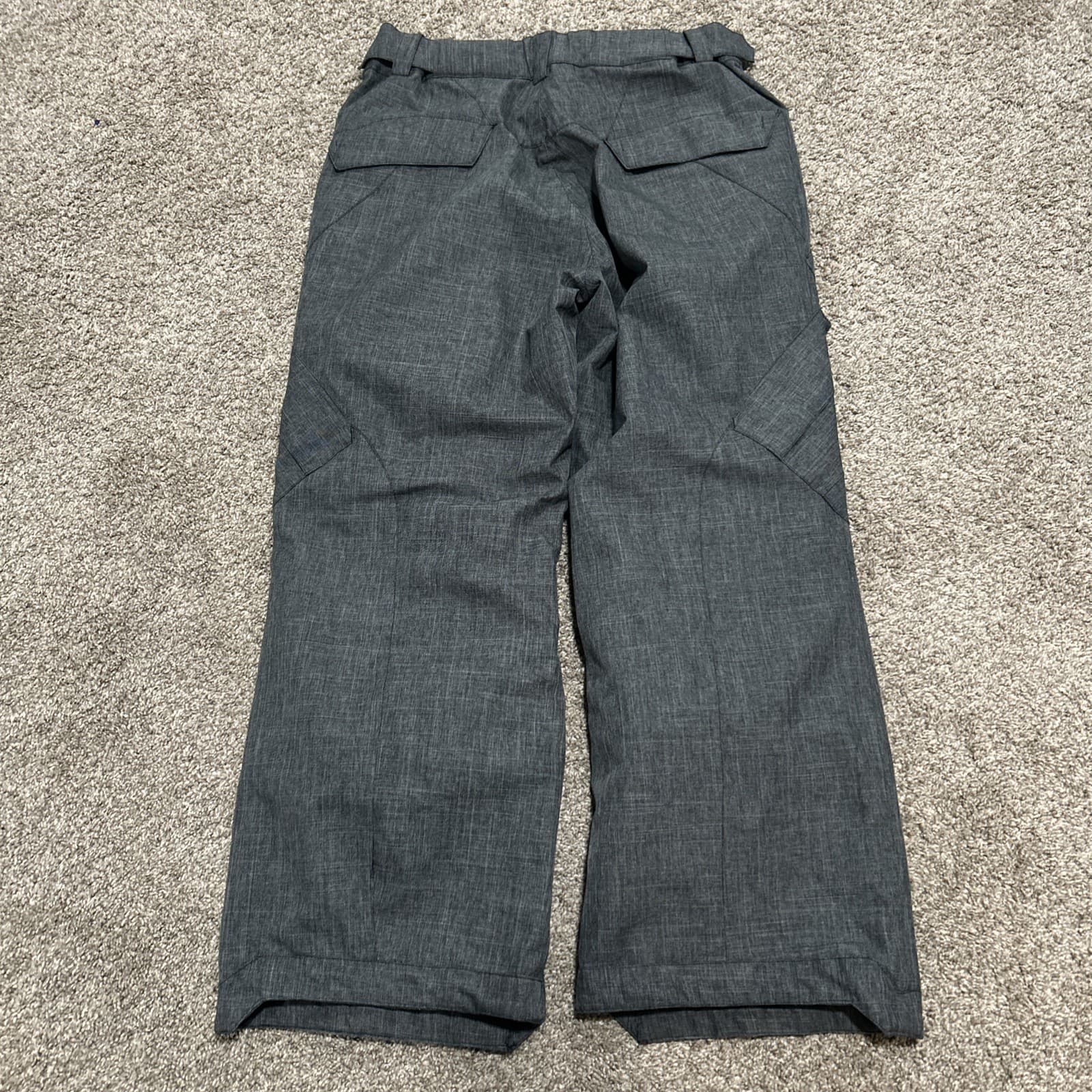 Ride Snow Pants Mens L Gray Snowboard Ski Lined 2