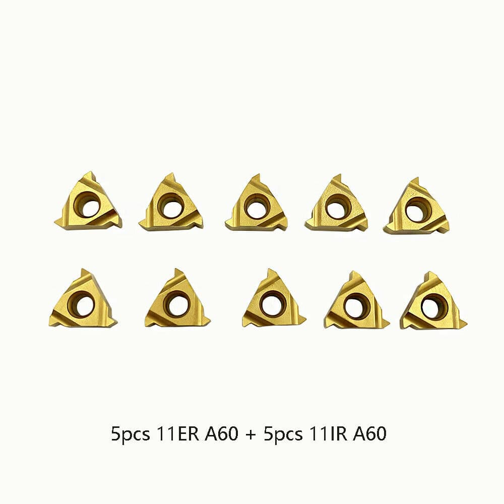 3/8 Threading Tool Holder 1 Set 11ER AG60 Alloy Steel External Internal Lathe 6