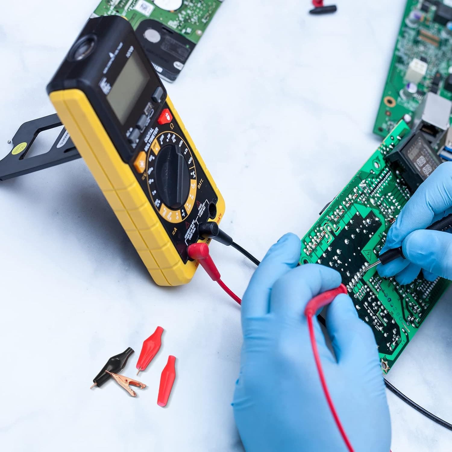 20 Pack Micro Toothless Alligator Test Clips Small Solid Copper Alligator Cli 6