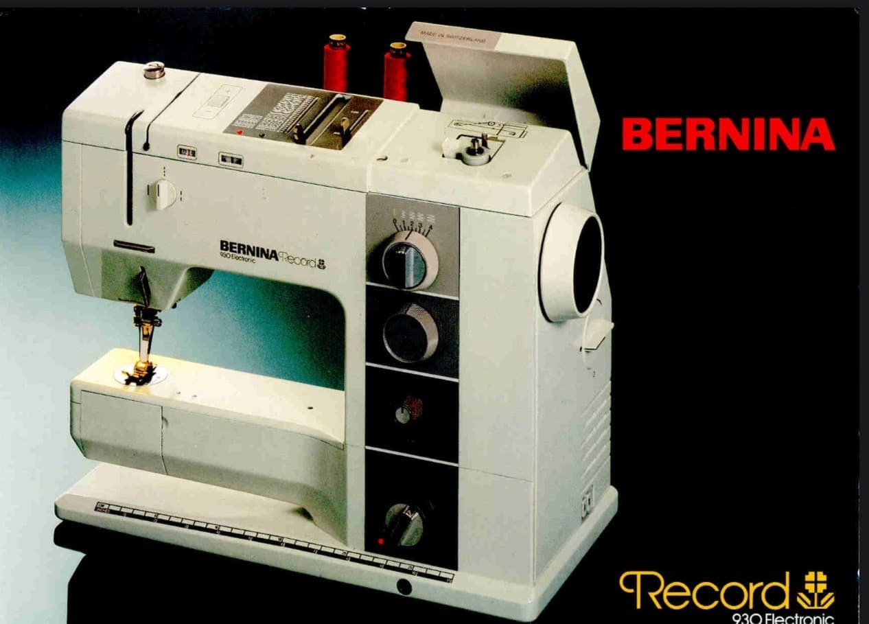 BERNINA 930 MANUAL RECORD ELECTRONIC GUIDE User Owners  BOUND - FULL COLOR