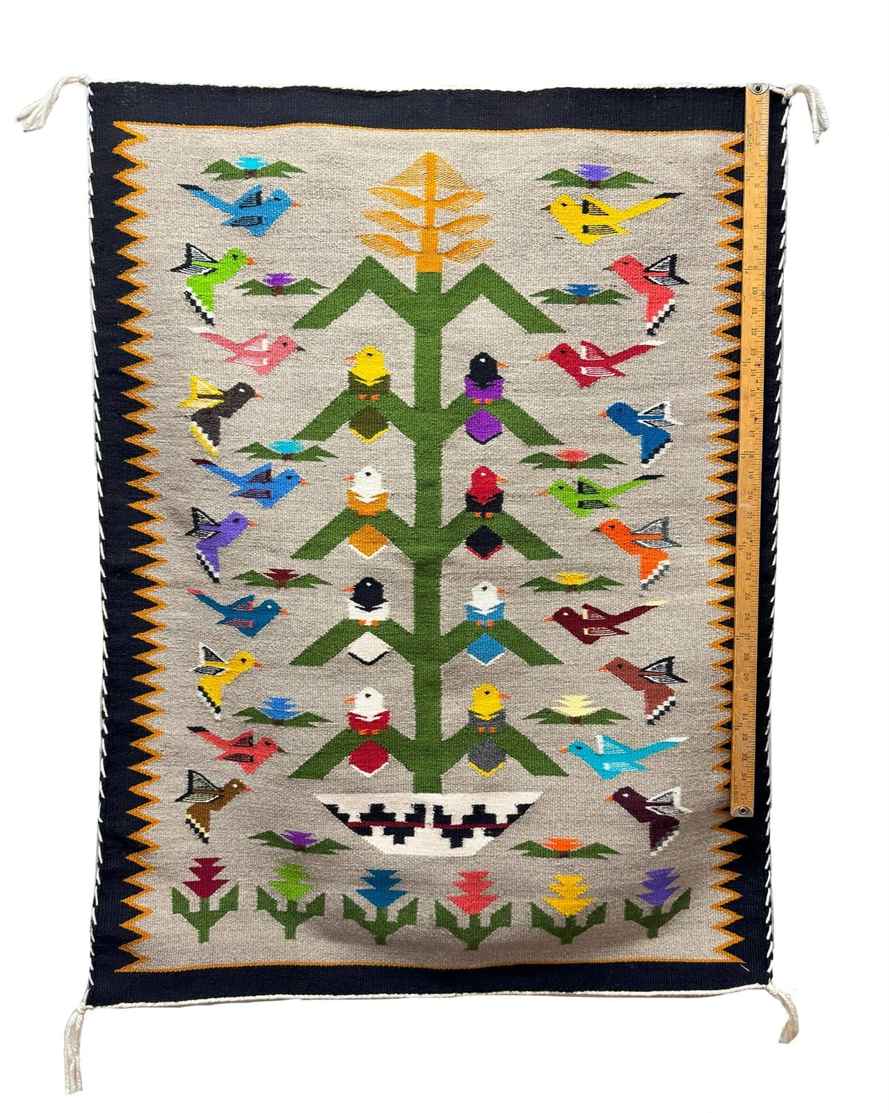 Rita Clah, Rug, Tree Of Life, Navajo, 35" x 46" 3