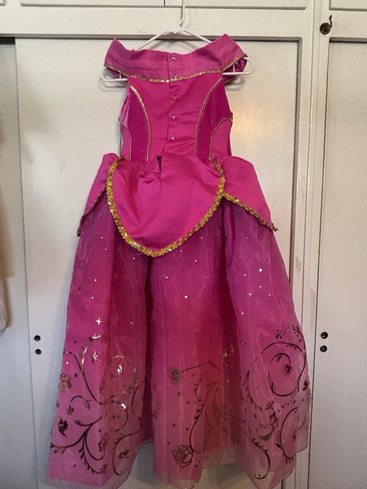 Disney Store Designer Collection Girls Aurora Dress 11/12 NWT Princess Costume 5