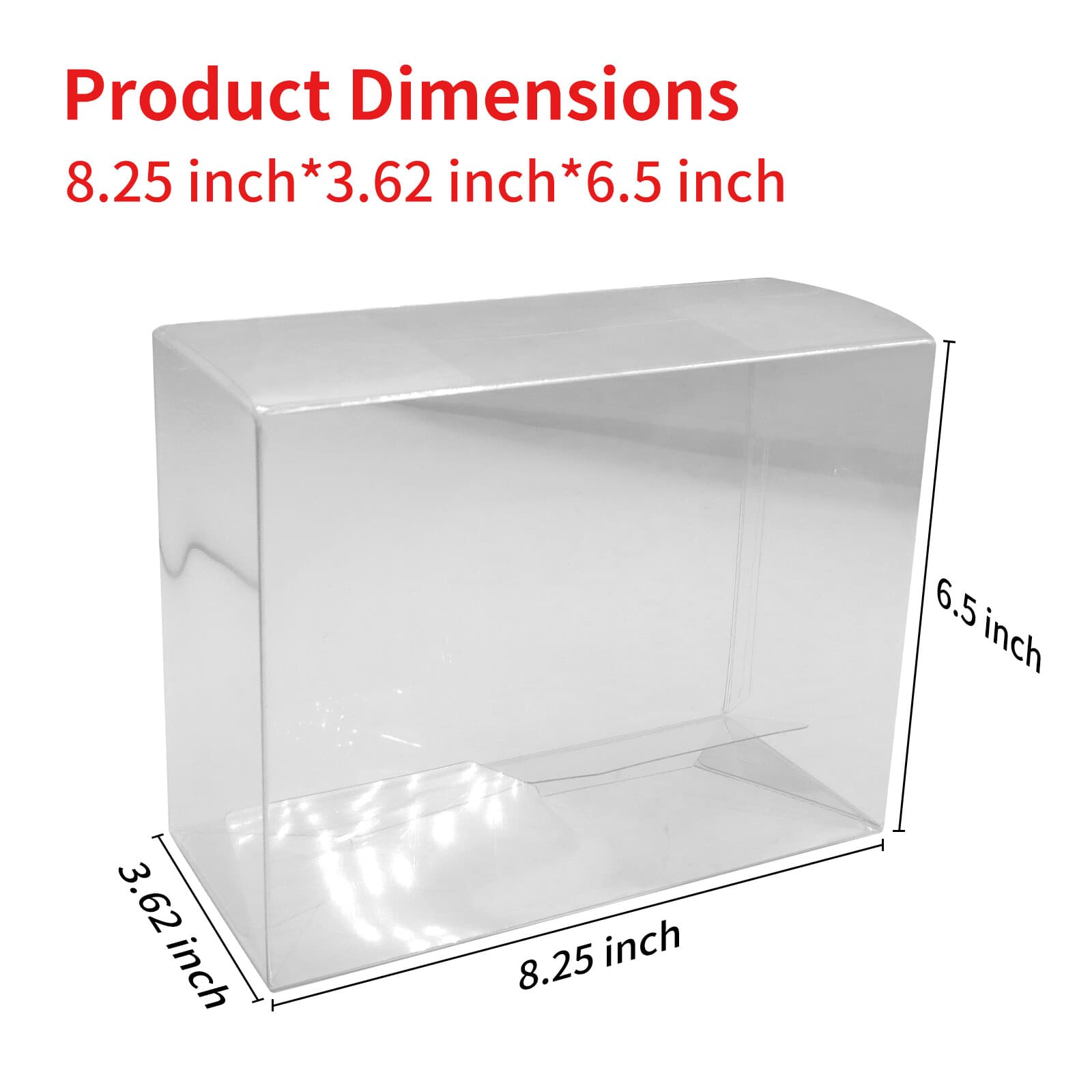Clear Display Box Protector For Funko Pop 2-Pack Vinyl Figures 0.5mm Collectible 3