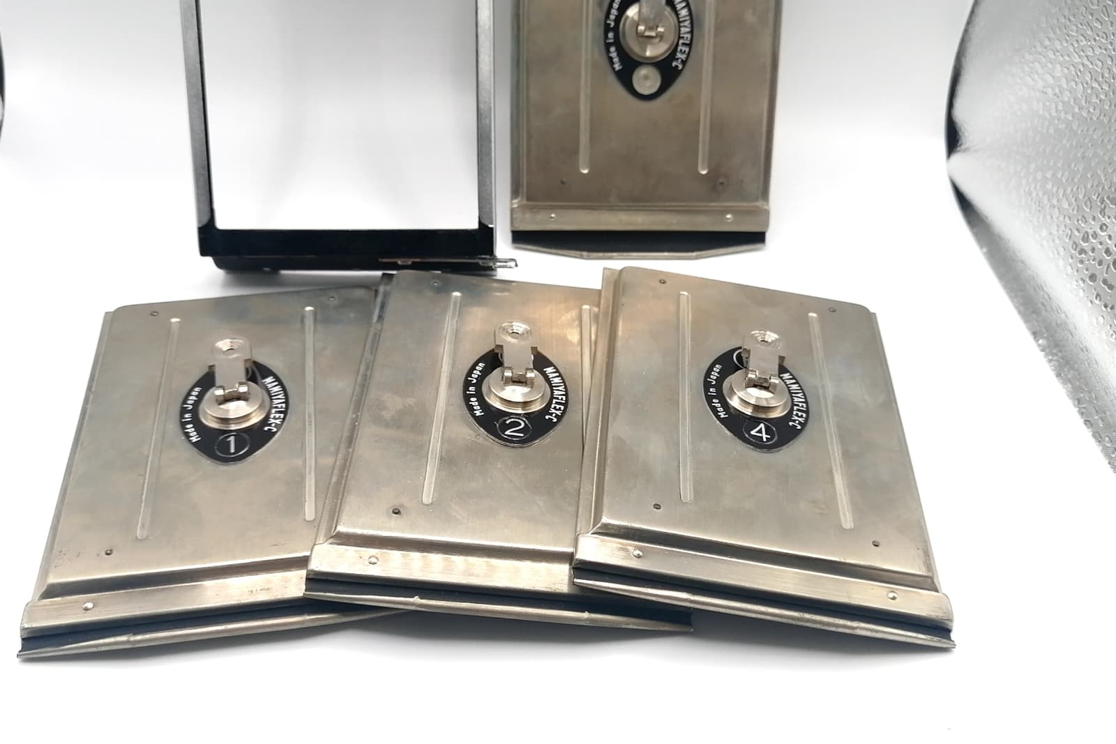 🎦👀🌟N MINT🌟 Mamiyaflex TLR Single Exposure Adapter & Film pPlate Holder JAPAN 3