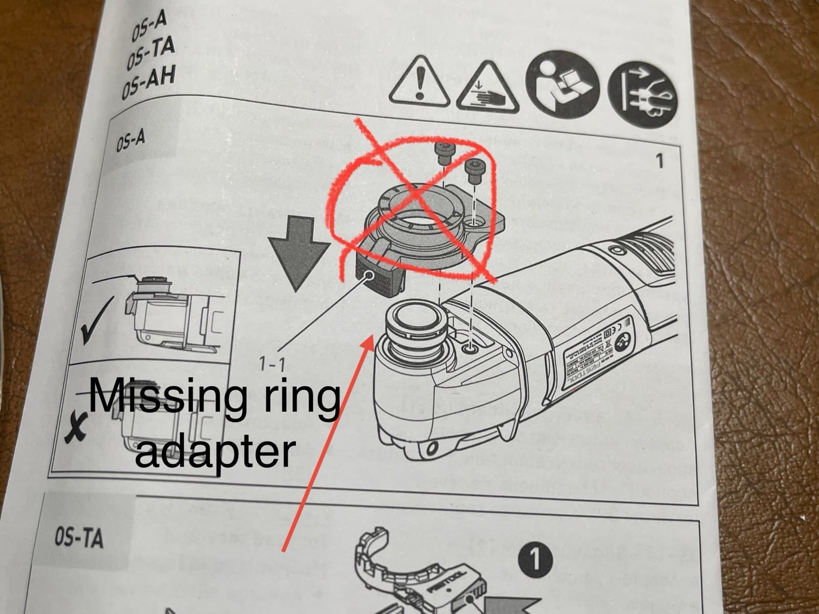 Festool 500251 Vecturo Depth-Stop and Plunge Base Set - Missing Part Pls Read 4