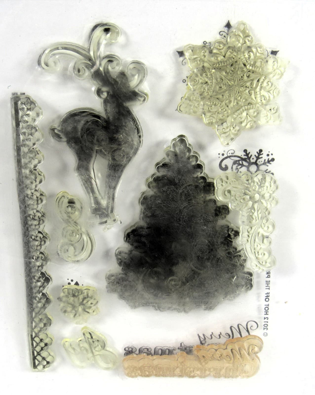 Simply Cards & Papercraft Christmas Issue 102 with Stamp Set & Embossing Folder 5