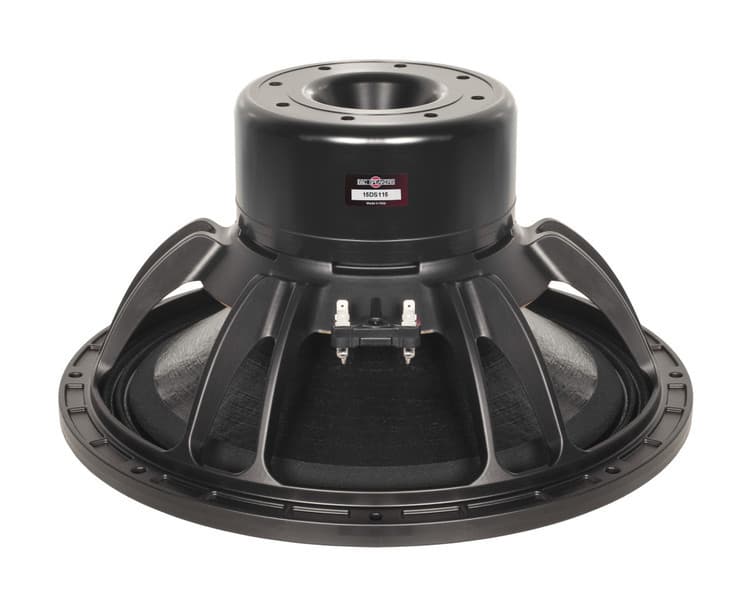 2x B&C 15DS115-4 15" Neodymium Subwoofer Speaker 3200W 4-Ohm Bass Sub 35-1000 Hz 3