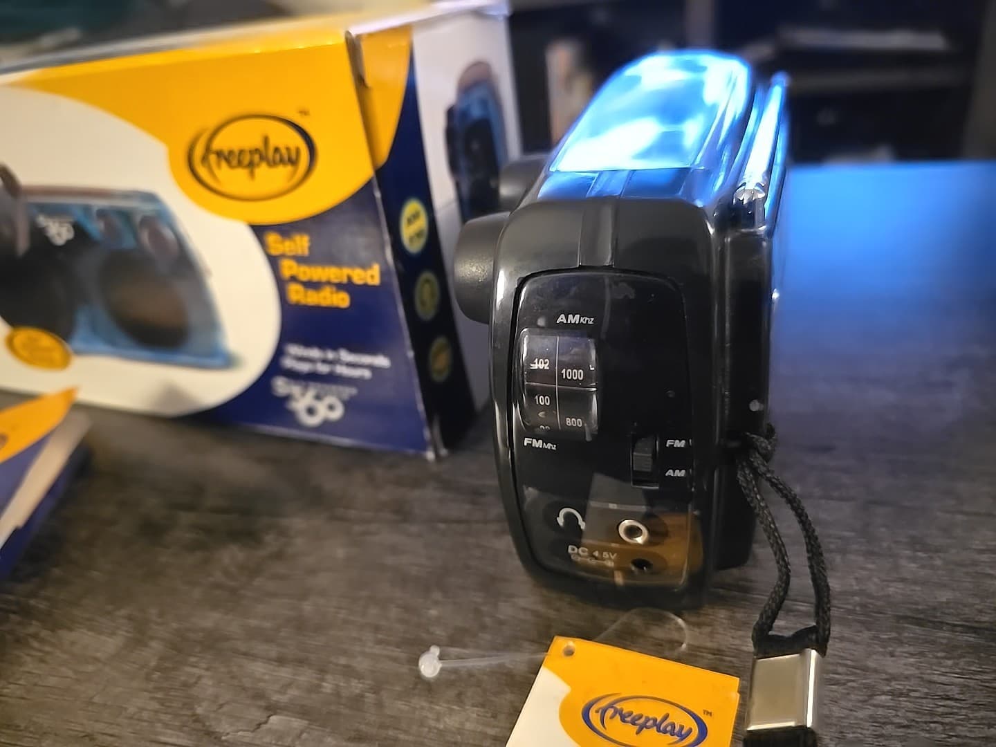 Freeplay S360 Self Powered Energy Olive Gray Radio EMERGENCY CAMPING 3