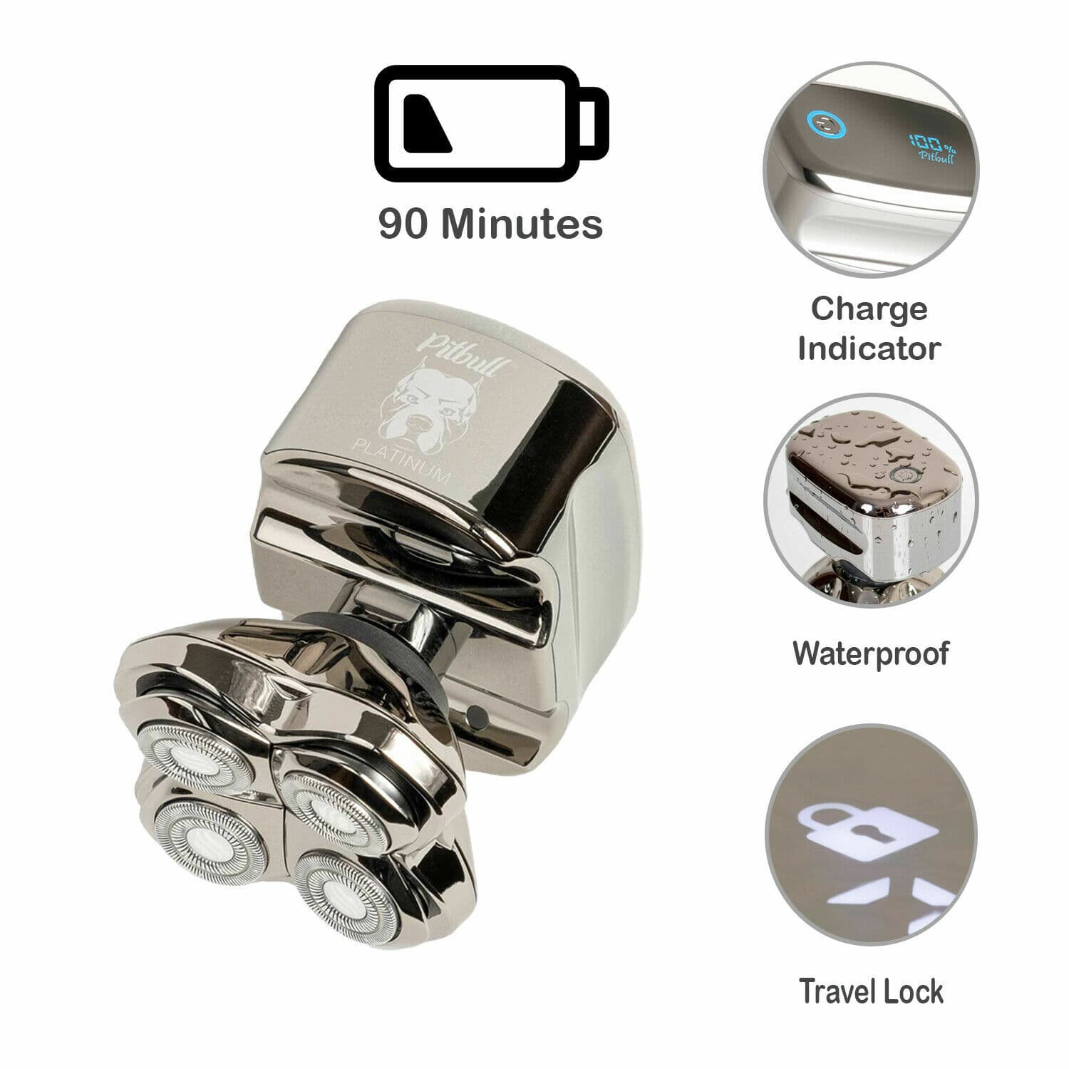 Skull Shaver Pitbull Platinum Pro 3