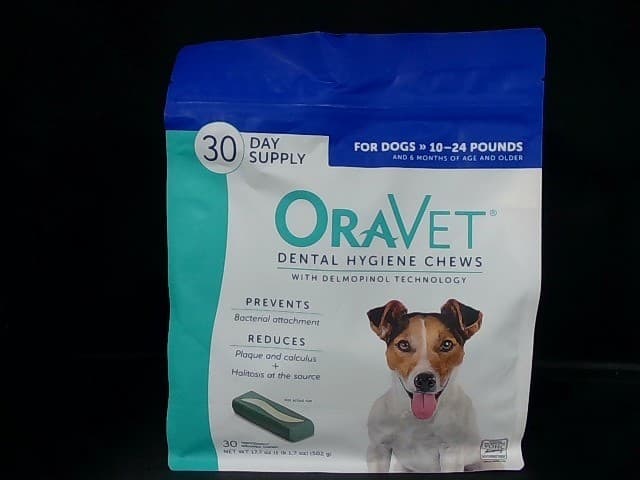 OraVet Dental Hygiene Chews For Small Dogs 10-24 Lb Exp 8/16/26