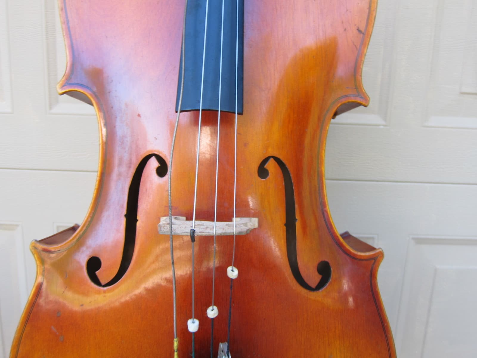 1961 SCHERL & ROTH 3/4  CELLO ,COPY OF STRAD. GERMANY MADE, BOW,CASE 4