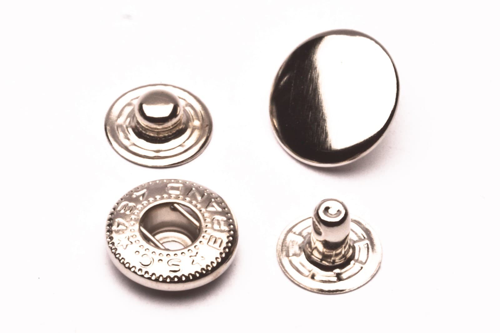 Metal Spring Snaps CHOOSE COLORS , QUANTITIES & SIZE, ALL METAL EASY TO INSTALL 