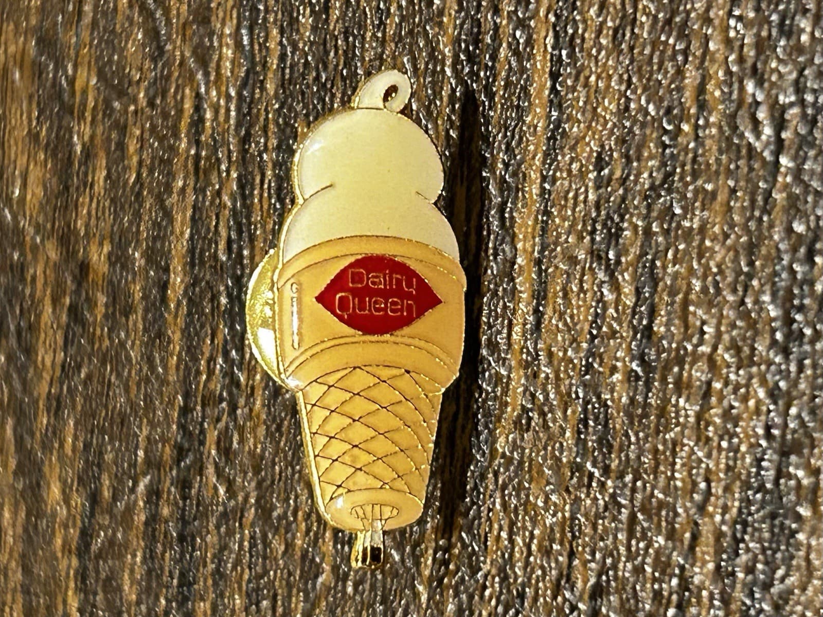 Vintage - Dairy Queen Pin - Tiny Ice Cream Cone